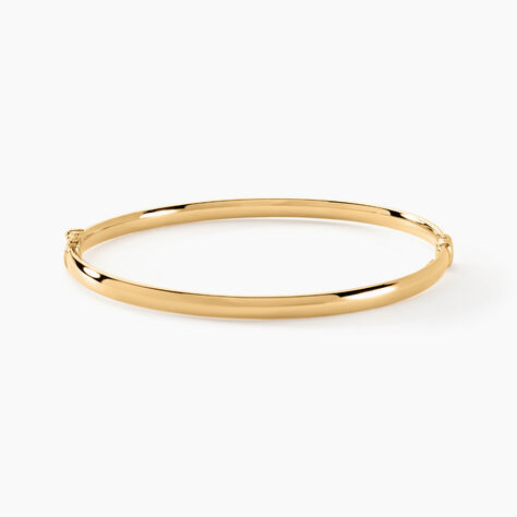 Bracelet Jonc Cynthia Fil Plat Lisse Or Jaune - Bracelets joncs Femme | Histoire d’Or
