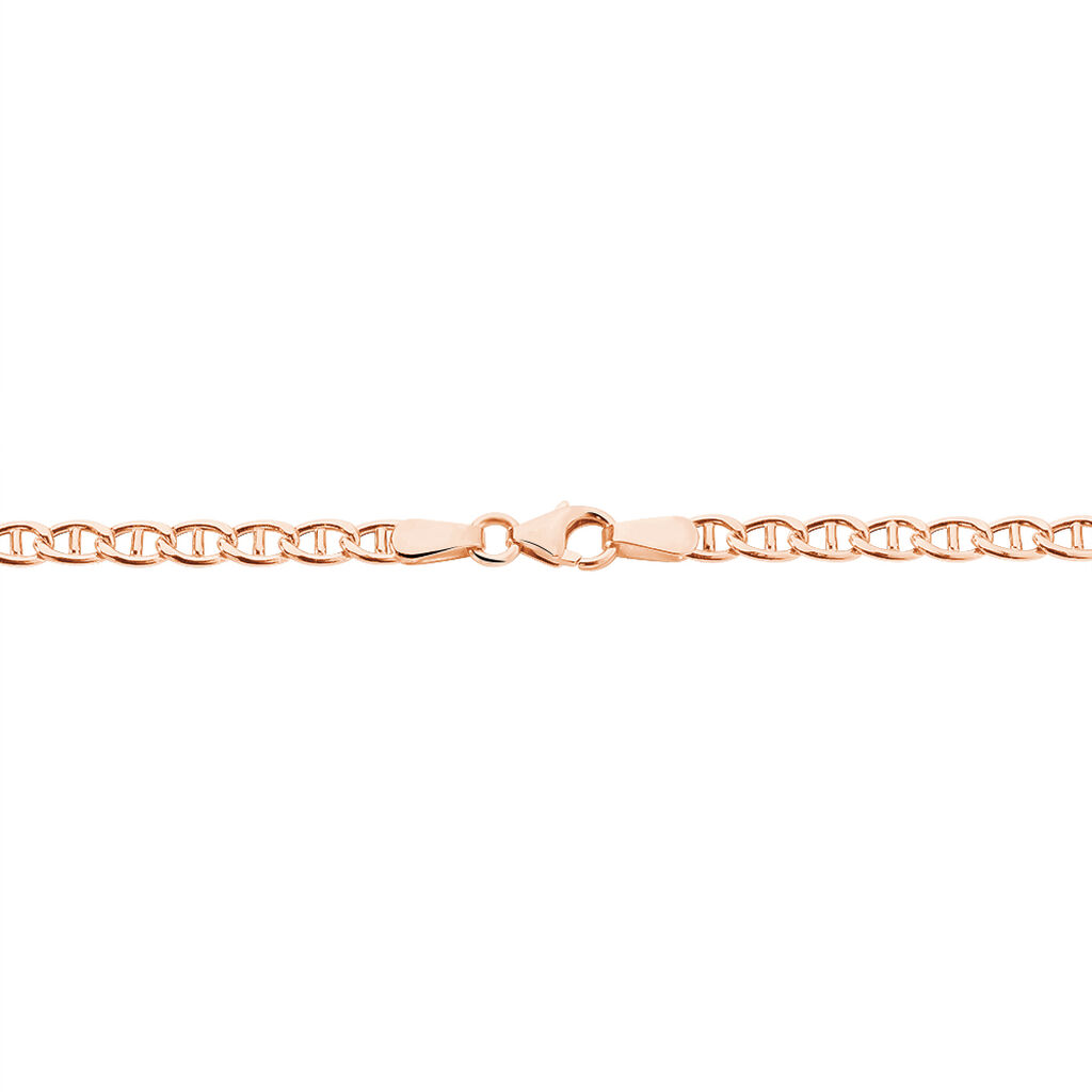 Bracelet Or Rose Maille Marine - Bracelets chaîne Femme | Histoire d’Or