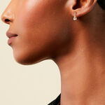 Boucles D'Oreilles Pendantes Zuleika Or Jaune Topaze Oxyde De Zirconium - Boucles d'oreilles pendantes Femme | Histoire d&rsquo;Or