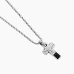 Collier Eclipse Acier Bicolore - Colliers fantaisie Homme | Histoire d&rsquo;Or