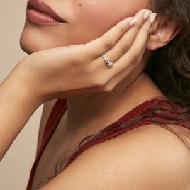 Bague Roseline Or Blanc Diamant - Bagues solitaires Femme | Histoire d’Or