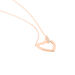 Collier Elanda Argent Rose Oxyde De Zirconium - Colliers Coeur Femme | Histoire d’Or