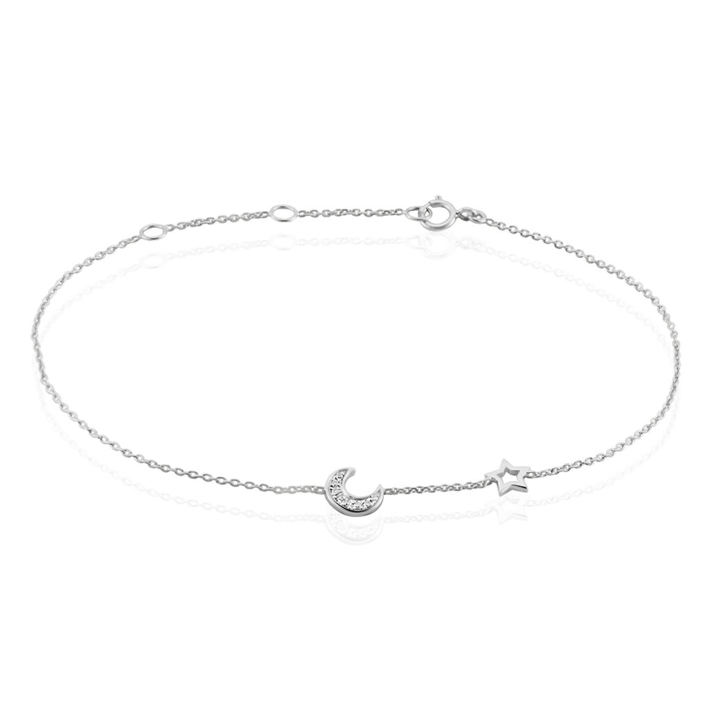 Bracelet Bidia Or Blanc Diamant - Bracelets Femme | Histoire d’Or