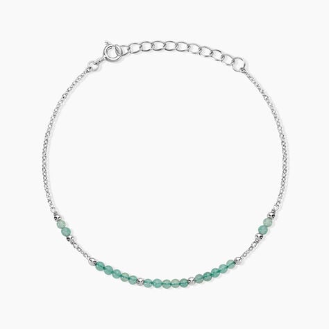 Bracelet Evasion Argent Blanc Aventurine - Bracelets Femme | Histoire d&rsquo;Or