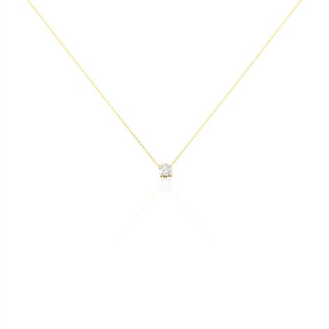 Collier Collection Aphrodite Or Jaune Diamant Synthetique - Colliers Femme | Histoire d’Or