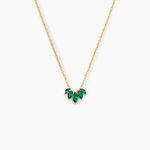 Collier Amazonia Plaqu&eacute; Or Jaune Oxyde De Zirconium - Colliers Femme | Histoire d&rsquo;Or