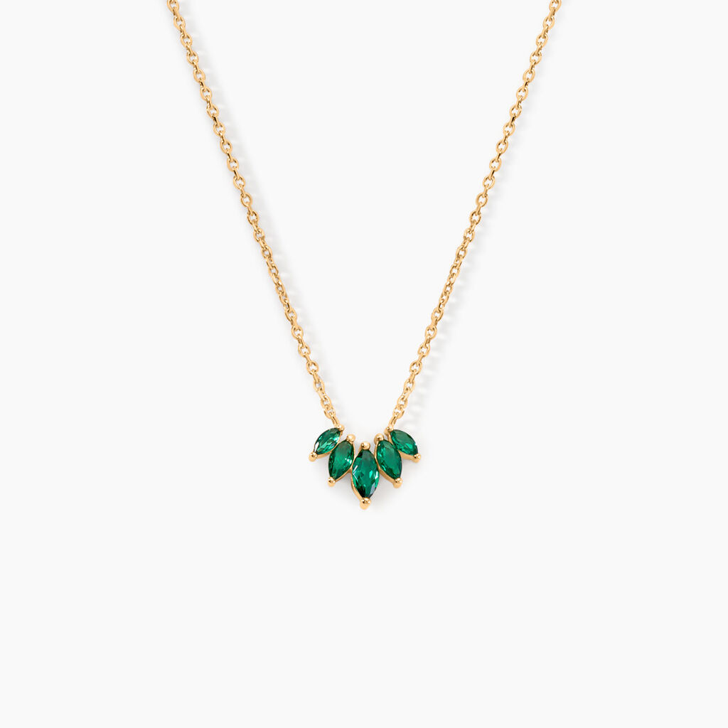 Collier Amazonia Plaqué Or Jaune Oxyde De Zirconium - Colliers Femme | Histoire d’Or