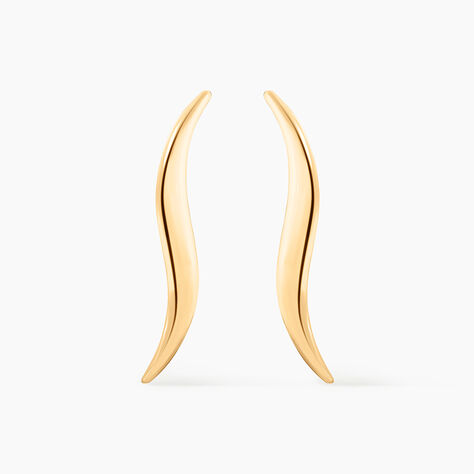 Boucles D'oreilles Pendantes Merone Vagues Or Jaune - Boucles d'oreilles pendantes Femme | Histoire d’Or