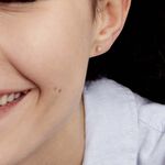 Boucles D'oreilles Puces Eleanor Fleur Or Jaune Oxyde De Zirconium - Clous d'oreilles Famille | Histoire d&rsquo;Or