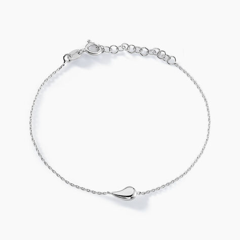 Bracelet Curve Argent Blanc - Bracelets Femme | Histoire d&rsquo;Or