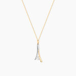 Collier Formev Or Bicolore Oxyde De Zirconium - Colliers Femme | Histoire d&rsquo;Or