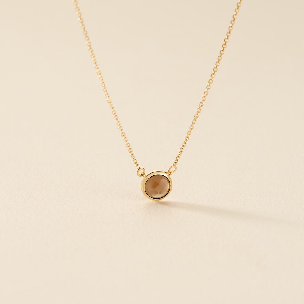 Collier Arenale Or Jaune Quartz - Colliers Femme | Histoire d’Or
