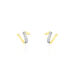 Boucles D'oreilles Puces Ouassima Or Jaune Diamant - Clous d'oreilles Femme | Histoire d’Or