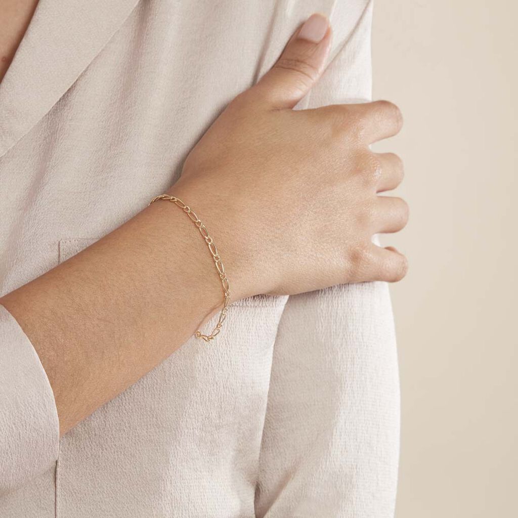 Bracelet Or Jaune Ophelio - Bracelets chaîne Femme | Histoire d’Or