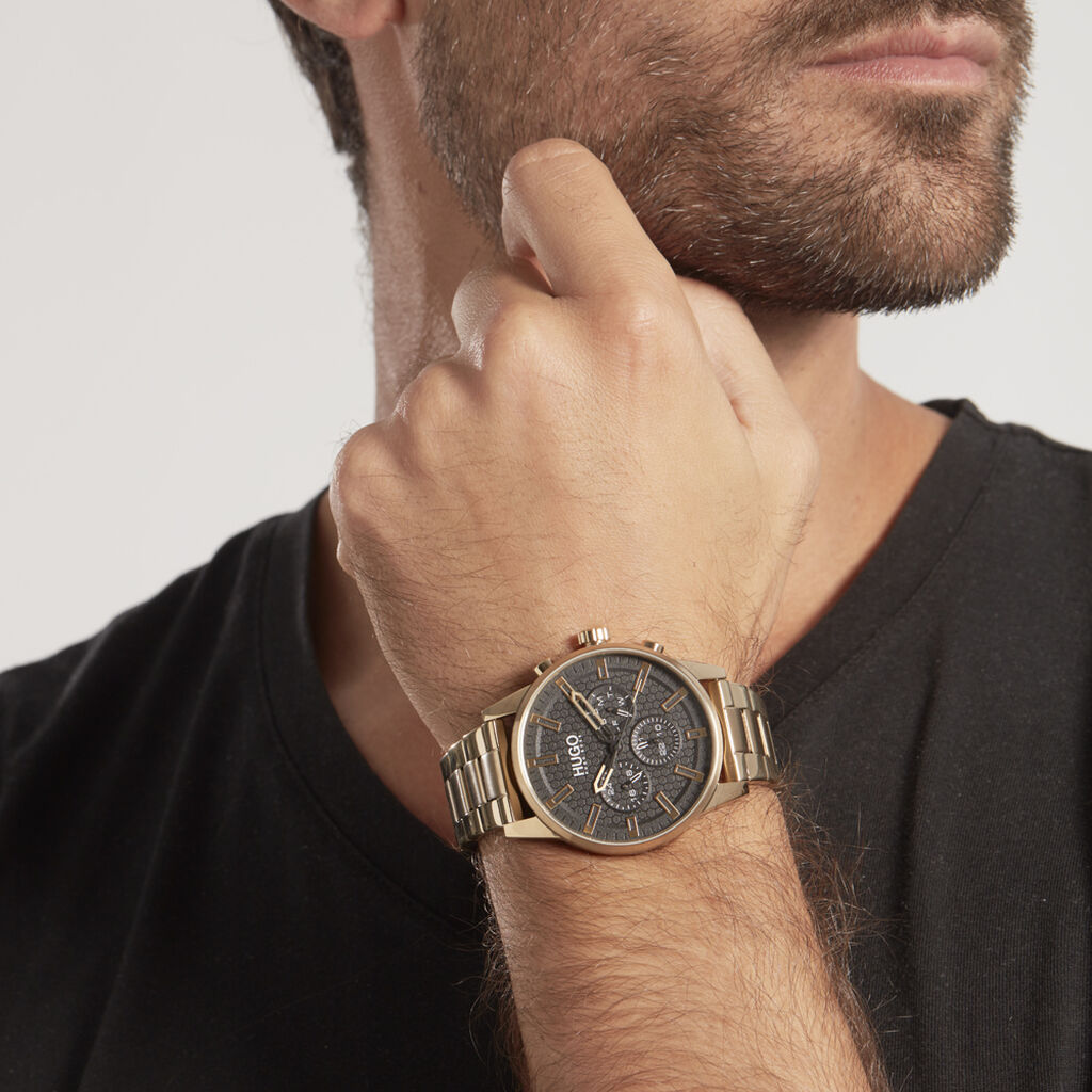 Montre Hugo Seek Noir - Montres Homme | Histoire d’Or