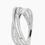 Bague Julianne Or Blanc Diamant Divers - Bagues avec pierre Femme | Histoire d&rsquo;Or