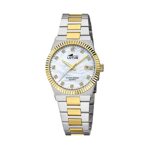 Montre Lotus Freedom Collection Nacre Blanche - Montres Femme | Histoire d’Or