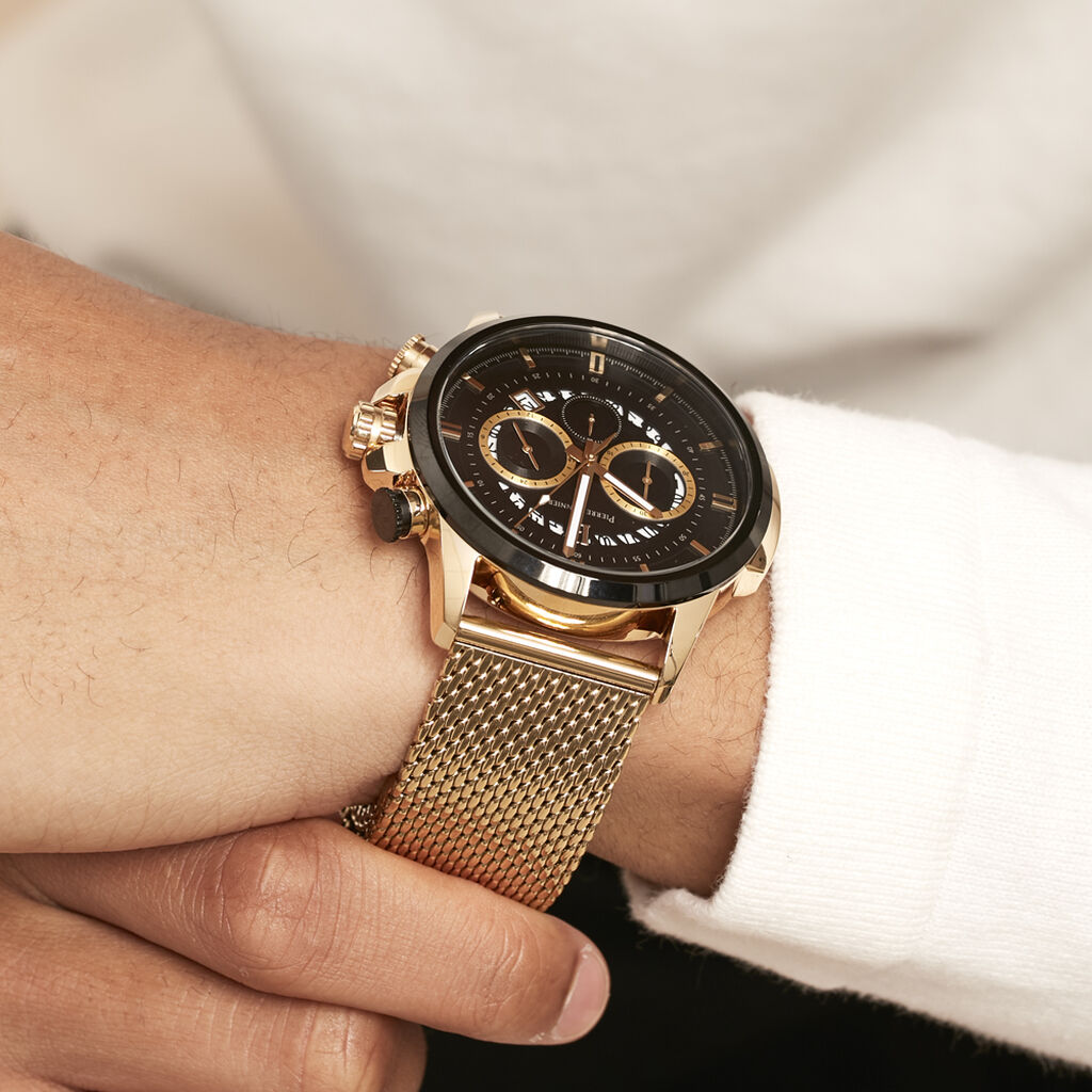 Montre Pierre Lannier Sentinelle Noir - Montres Homme | Histoire d’Or