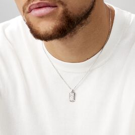 Collier Katsu Argent Blanc - Colliers Homme | Histoire d’Or