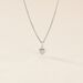 Pendentif Eudocie Coeur Lisse Or Blanc - Pendentifs Femme | Histoire d’Or