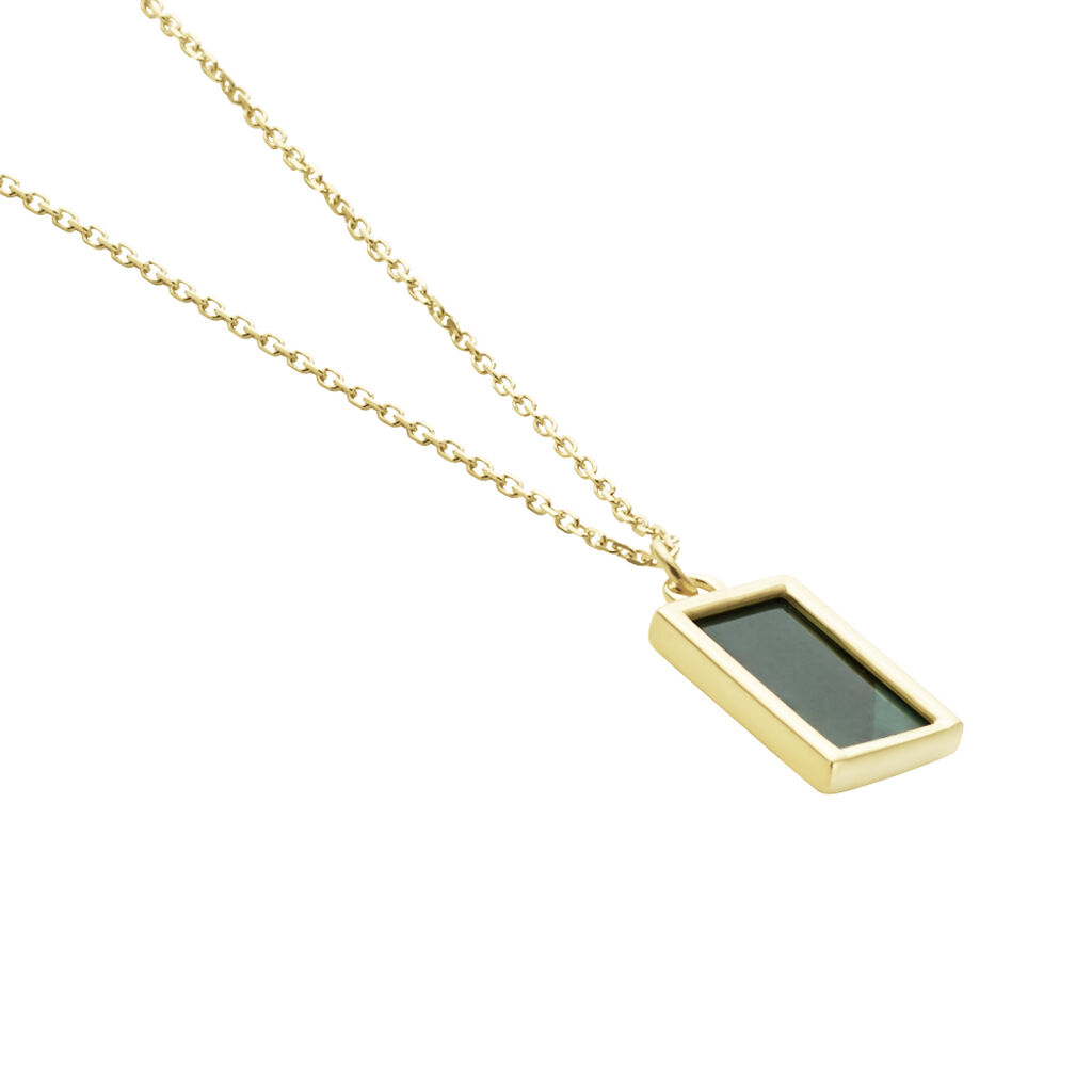 Collier Hallie Or Jaune Malachite - Colliers Femme | Histoire d’Or