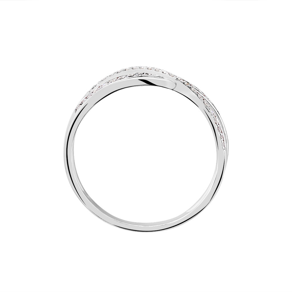 Bague Emilie Or Blanc Diamant - Bagues avec pierre Femme | Histoire d’Or