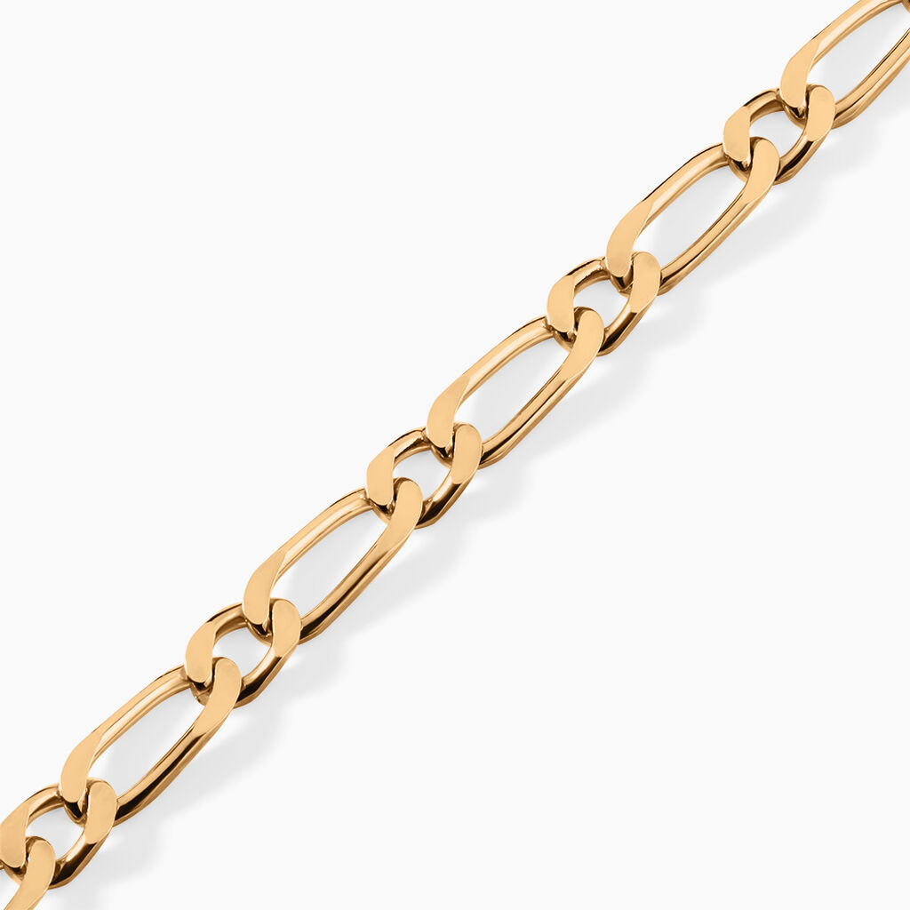 Bracelet Cameron Plaqu&eacute; Or Jaune - Bracelets cha&icirc;ne Femme | Histoire d&rsquo;Or