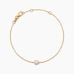 Bracelet Halima Plaqu&eacute; Or Jaune Oxyde De Zirconium - Bracelets Femme | Histoire d&rsquo;Or