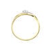 Bague Solitaire Peline Or Bicolore Oxyde De Zirconium - Bagues solitaires Femme | Histoire d’Or