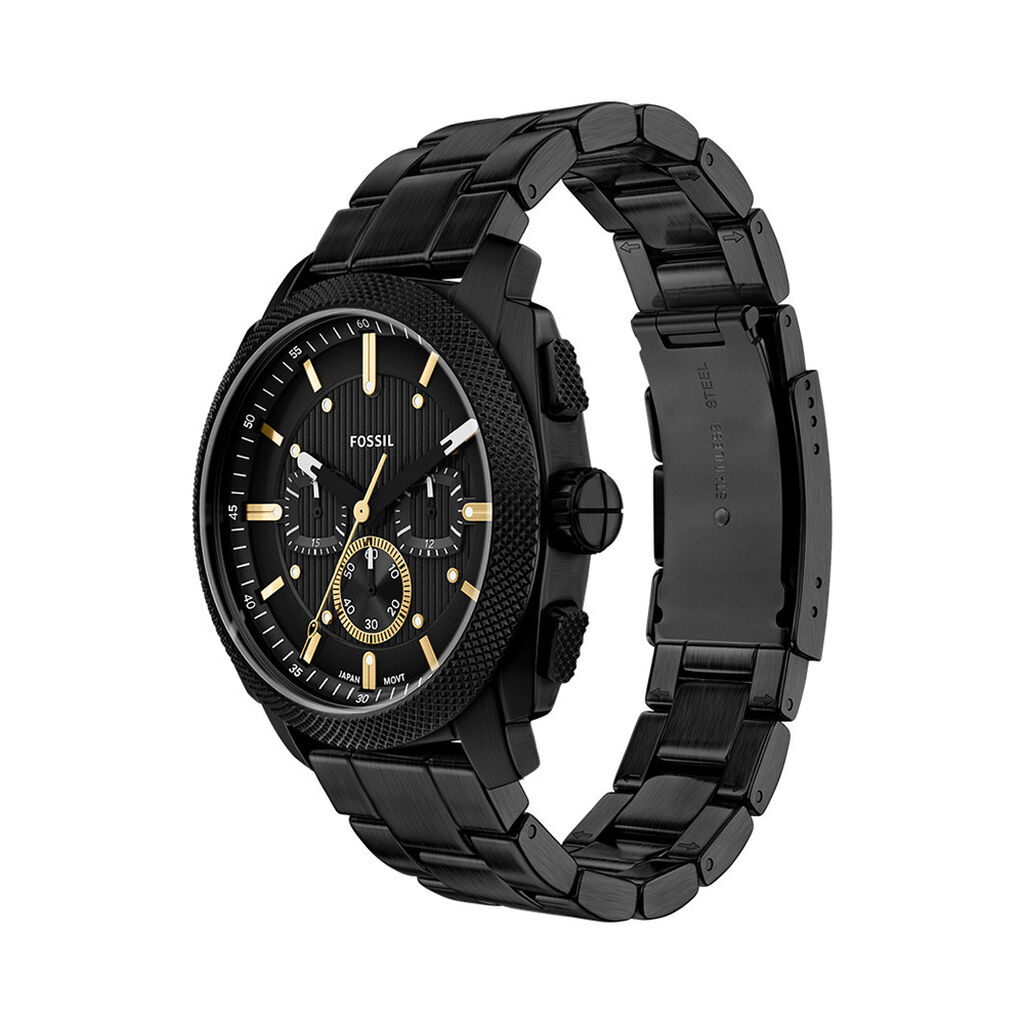 Montre Fossil Machine Noir - F&ecirc;te des p&egrave;res Homme | Histoire d&rsquo;Or