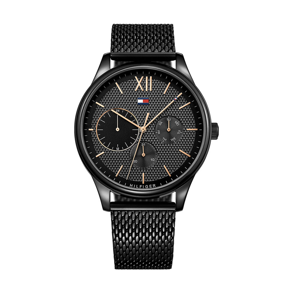 Montre Tommy Hilfiger Noir - Montres Homme | Histoire d’Or