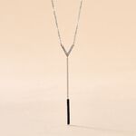 Collier Rachel Or Blanc Diamant - Colliers Femme | Histoire d&rsquo;Or