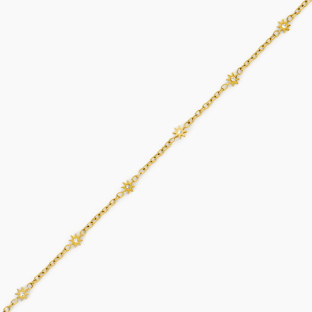Bracelet Alma Acier Jaune Cristal - Bracelets Femme | Histoire d&rsquo;Or