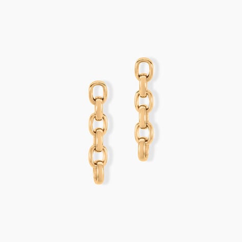 Boucles D'oreilles Pendantes Lilla Plaqu&eacute; Or Jaune - Boucles d'oreilles fantaisie Femme | Histoire d&rsquo;Or