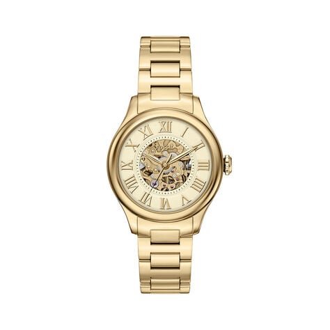 Montre Fossil Gilmore Automatic Dor&eacute; - F&ecirc;te des m&egrave;res Femme | Histoire d&rsquo;Or