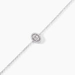 Bracelet Baroque Party Argent Blanc Oxyde De Zirconium - Bracelets Femme | Histoire d&rsquo;Or