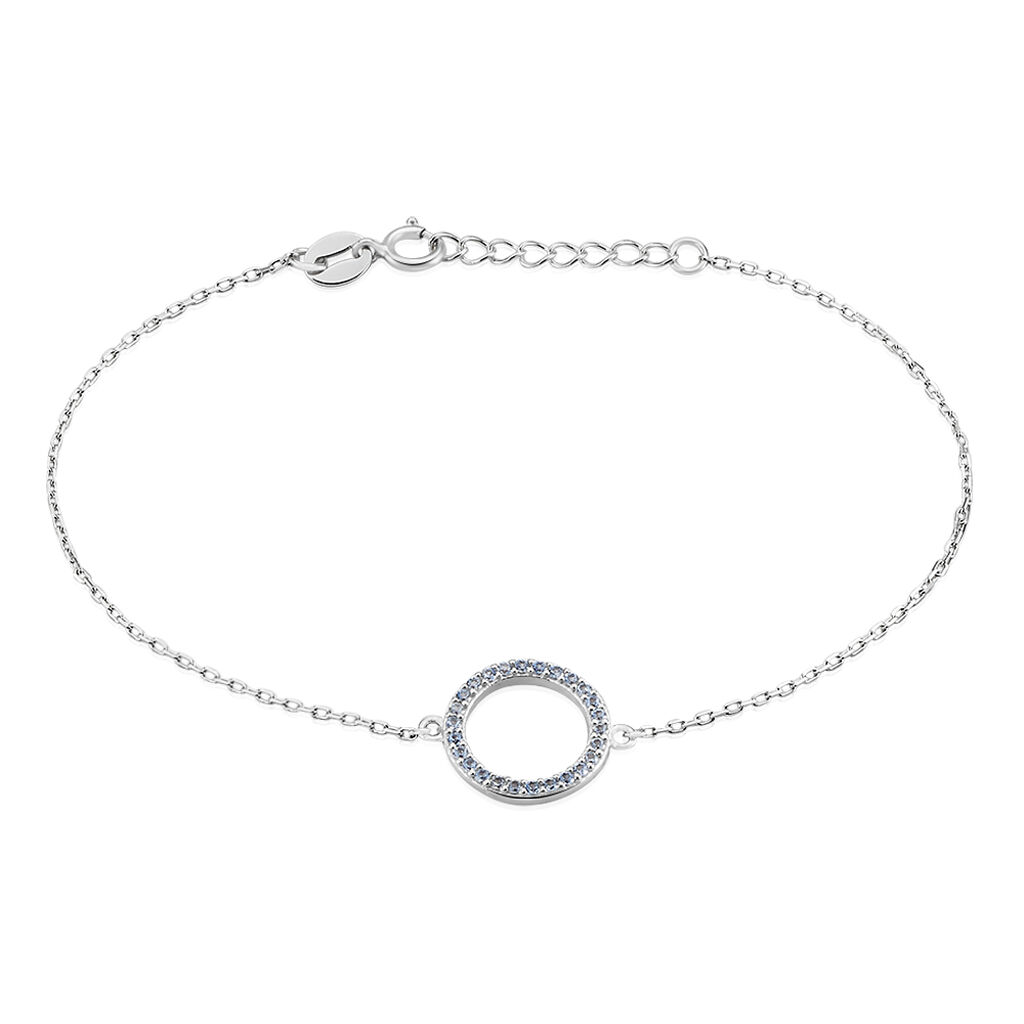 Bracelet Ambroisie Argent Blanc Oxyde De Zirconium