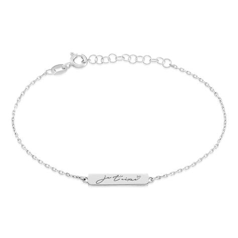 Bracelet Lorayne Argent Blanc - Bracelets Femme | Histoire d’Or