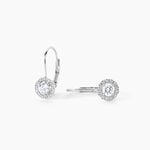 Boucles D'oreilles Pendantes Or Blanc Pauliina Diamants - Boucles d'oreilles pendantes Femme | Histoire d&rsquo;Or
