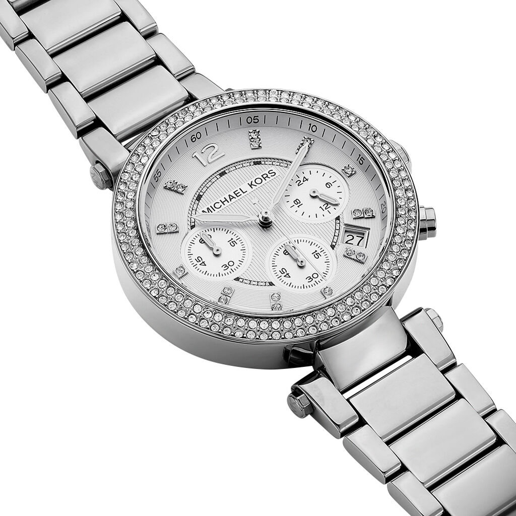 Montre Michael Kors Parker Chrono Argent - Montres Femme | Histoire d’Or