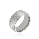 Bague Acier Blanc Sabien - Bagues fantaisie Homme | Histoire d&rsquo;Or