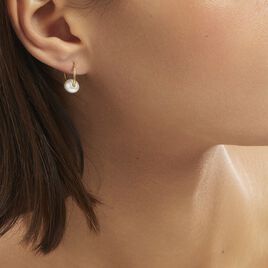 Créoles Baroque Baroques Or Jaune Perle De Culture - Boucles d'oreilles créoles Femme | Histoire d’Or