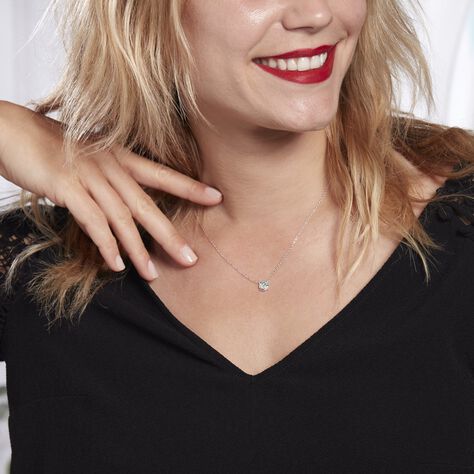 Collier Antonienne Argent Blanc Oxyde De Zirconium - Colliers fantaisie Femme | Histoire d’Or