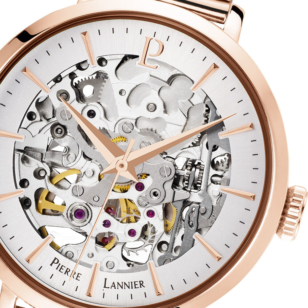 Montres Pierre Lannier 313B928 Acier Clip Rose Ronde - HIMFR4F0020 •  Histoire d'Or