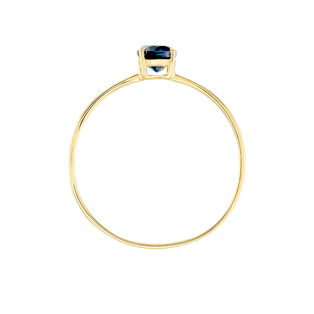 Bague Valentino Or Jaune Topaze - Bagues solitaires Femme | Histoire d’Or