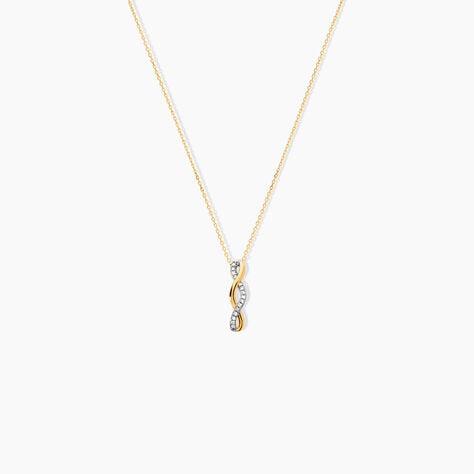 Collier Nucia Or Jaune Diamant - Colliers Femme | Histoire d&rsquo;Or