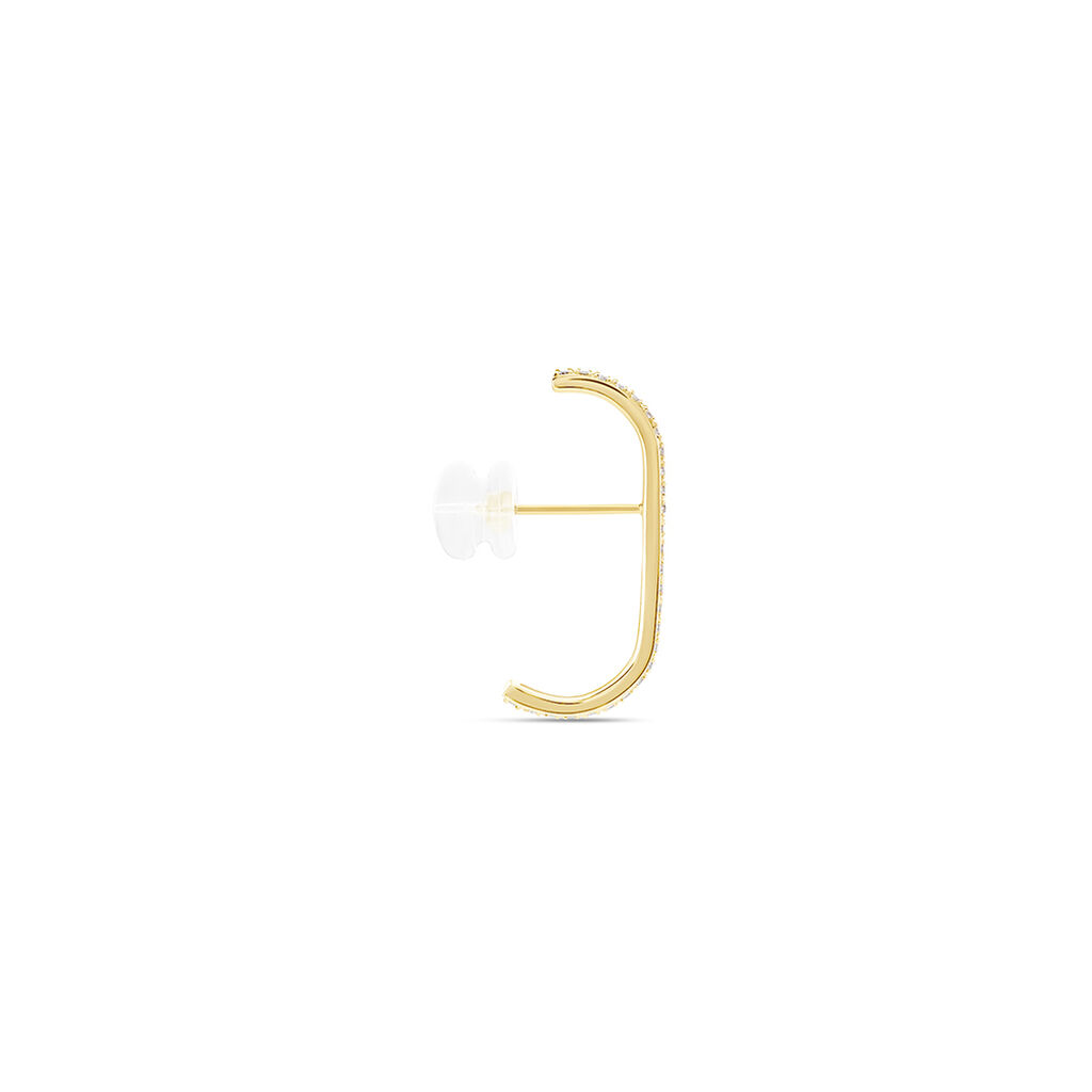 Bijou D'oreille Unitaire Mostyn Or Jaune Oxyde De Zirconium - Piercings d'oreilles Femme | Histoire d&rsquo;Or