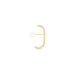 Bijou D'oreille Unitaire Mostyn Or Jaune Oxyde De Zirconium - Piercings d'oreilles Femme | Histoire d&rsquo;Or