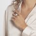 Bague Argent Icare Perle De Culture Oxyde De Zirconium - Bagues solitaires Femme | Histoire d’Or
