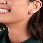 Boucle D'oreille Puce Unitaire Jodoca Or Jaune Oxyde De Zirconium - Clous d'oreilles Femme | Histoire d&rsquo;Or